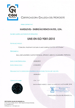 ISO 9001 Certificate