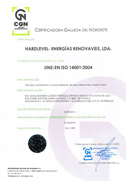 Certificado ISO 14001