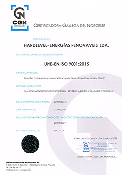 Certificado ISO 9001